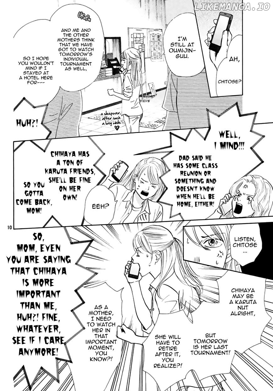 Chihayafuru - Manga chapter 165 - page 10