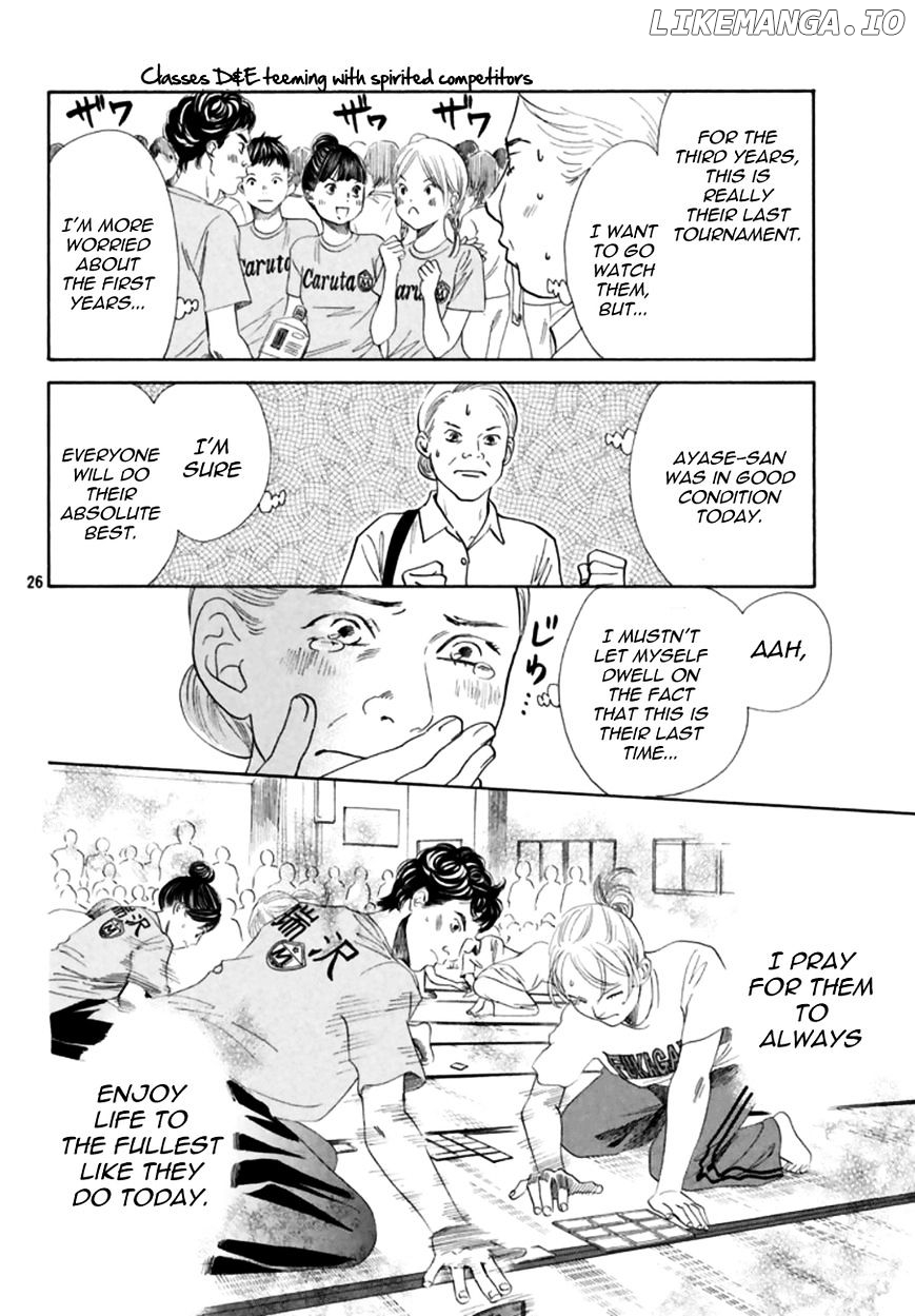Chihayafuru - Manga chapter 166 - page 26