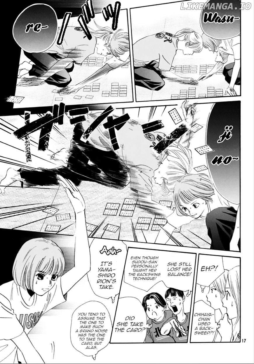 Chihayafuru - Manga chapter 185 - page 17