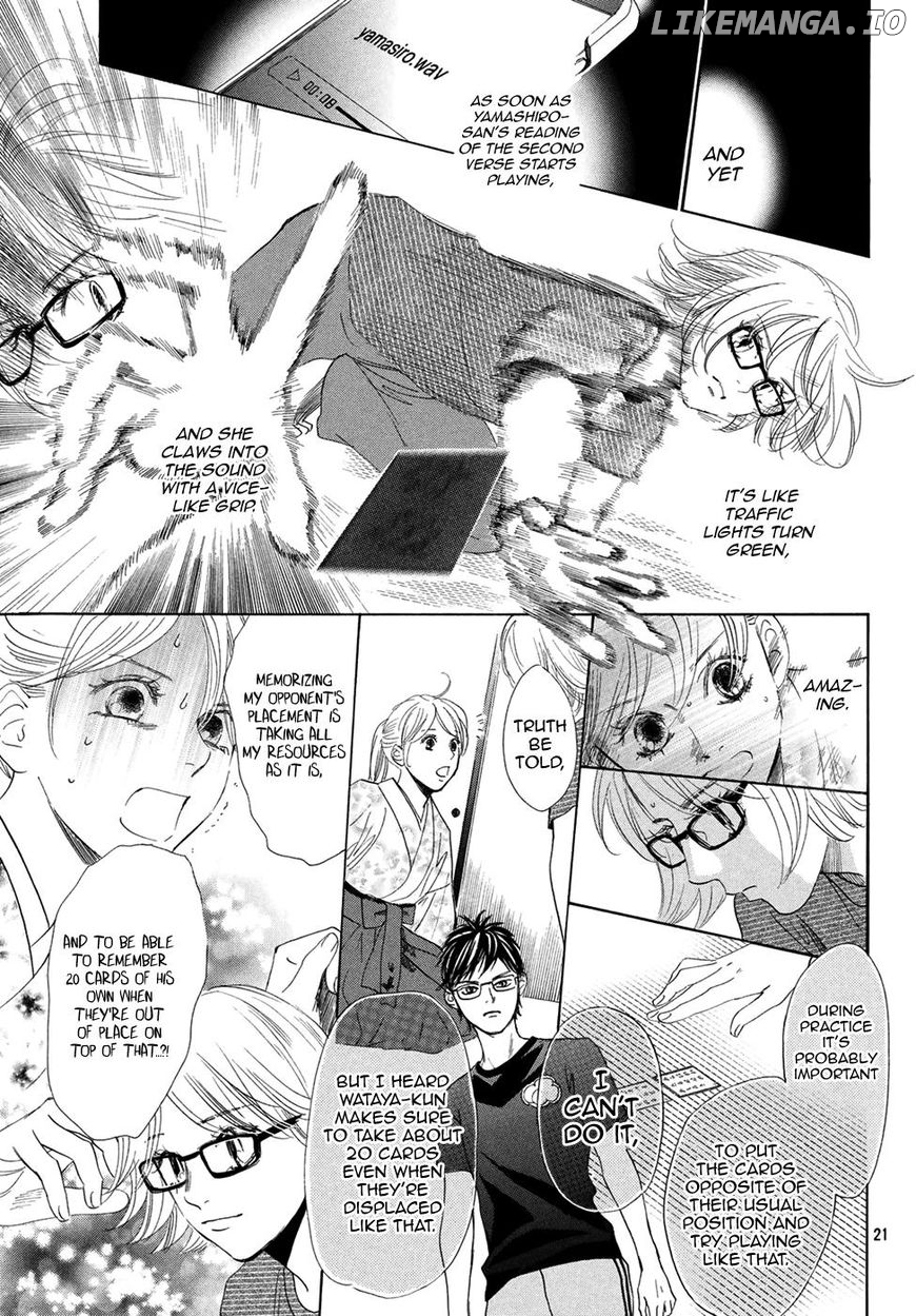 Chihayafuru - Manga chapter 193 - page 21