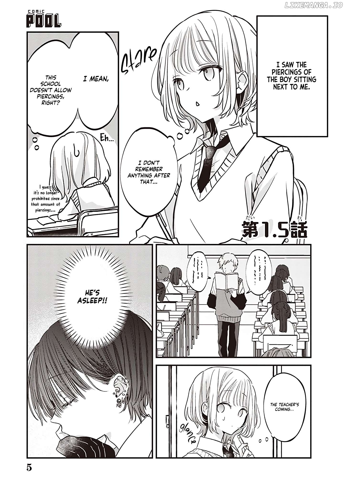 Otonashi-sou na Danshi no Tondemonai Himitsu wo Shite Shimatta Chapter 1.5 - page 1