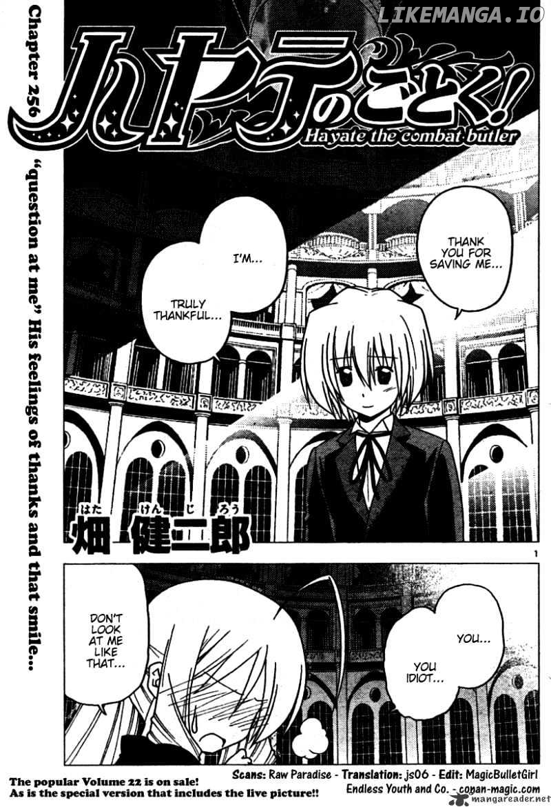 Hayate no Gotoku! chapter 256 - page 1