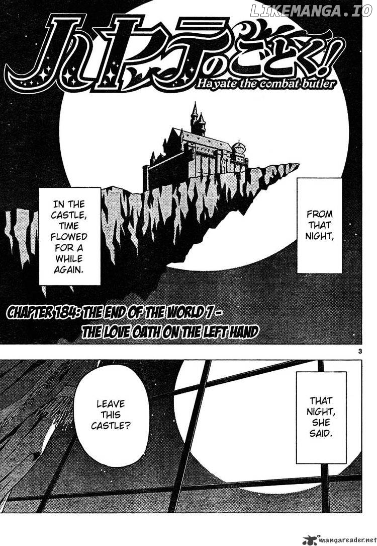 Hayate no Gotoku! chapter 184 - page 3
