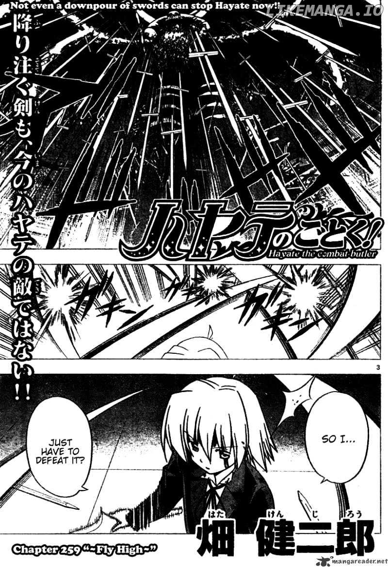 Hayate no Gotoku! chapter 259 - page 3