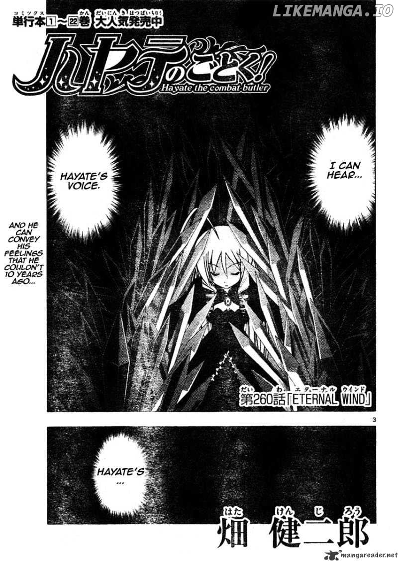 Hayate no Gotoku! chapter 260 - page 3
