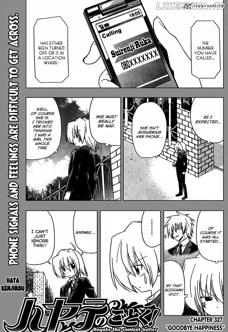 Hayate no Gotoku! chapter 327 - page 2