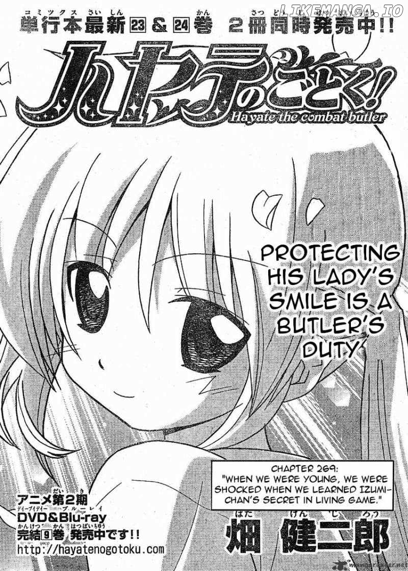Hayate no Gotoku! chapter 269 - page 1