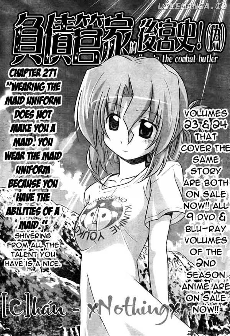Hayate no Gotoku! chapter 271 - page 1