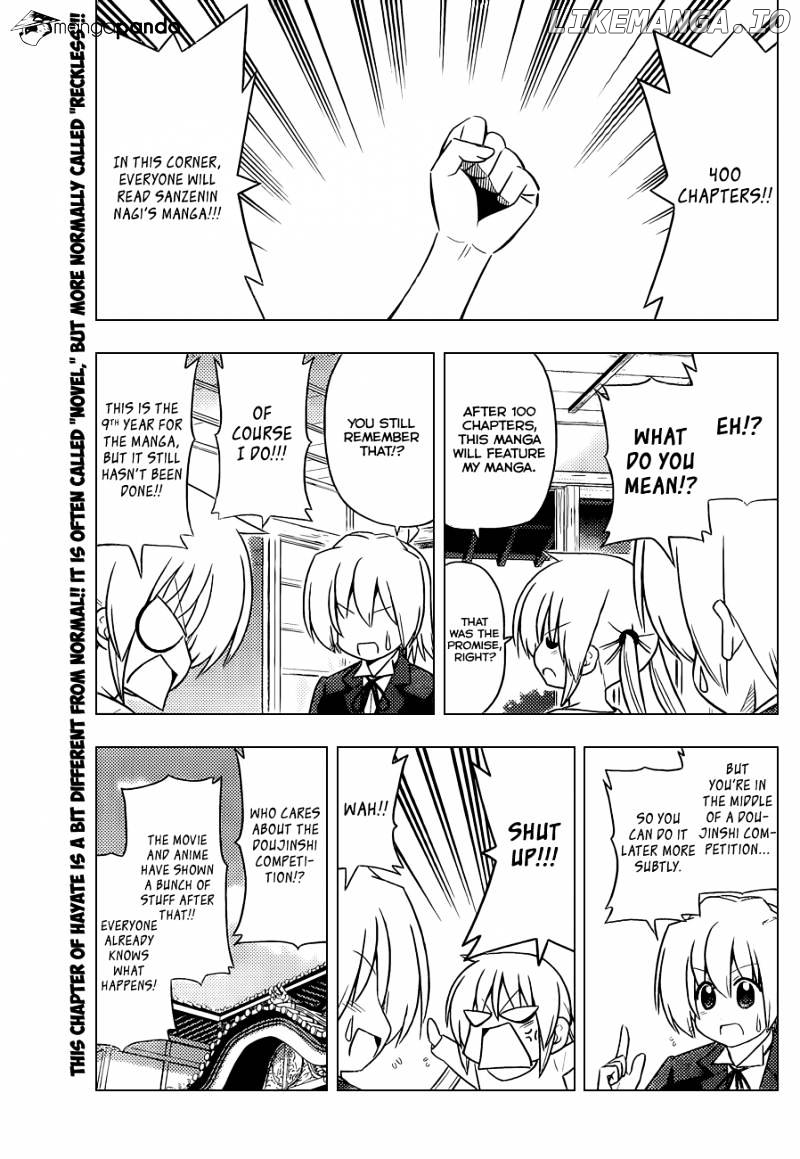 Hayate no Gotoku! chapter 400 - page 5