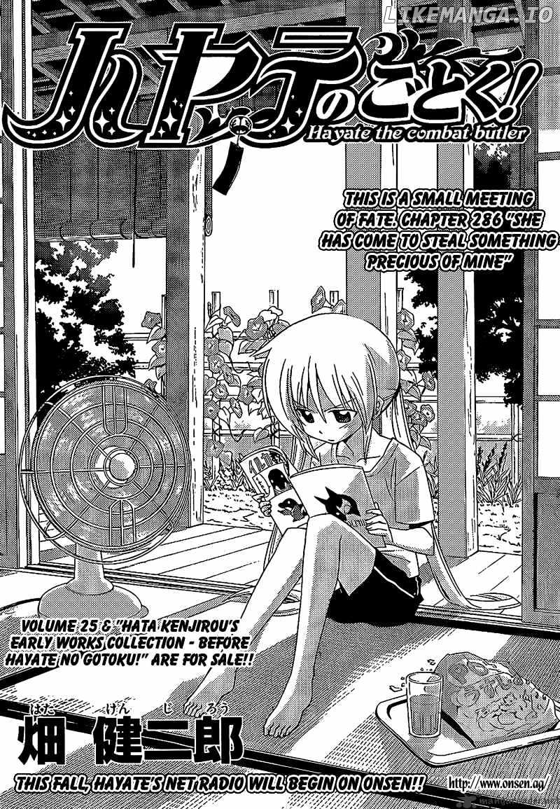 Hayate no Gotoku! chapter 286 - page 3