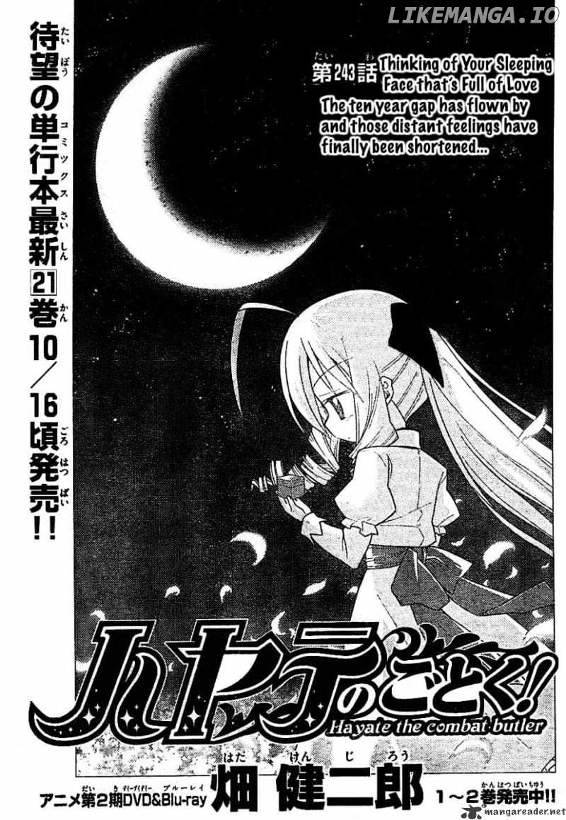 Hayate no Gotoku! chapter 243 - page 1
