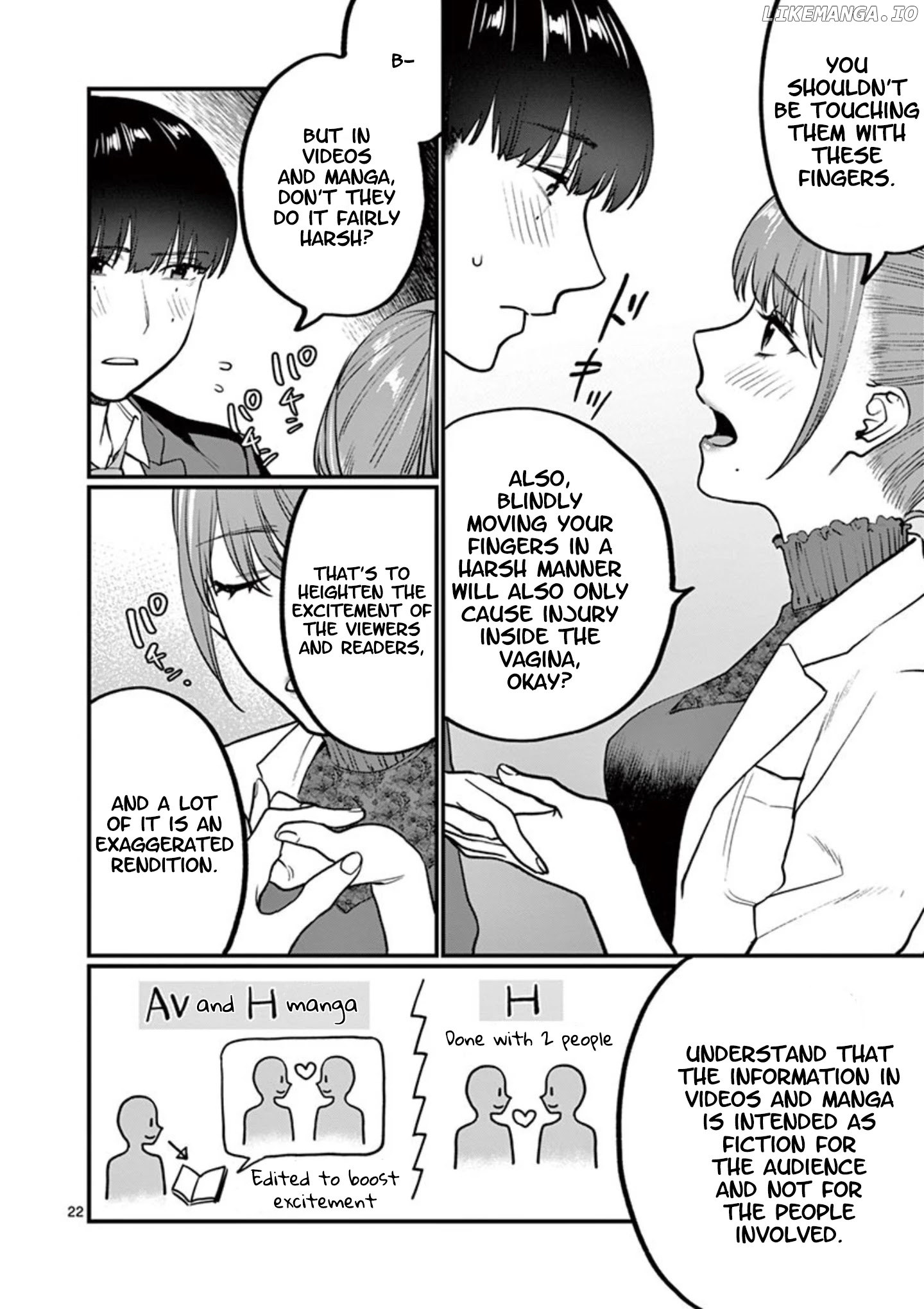 Sensei de ○○ shicha ikemasen! chapter 7 - page 22