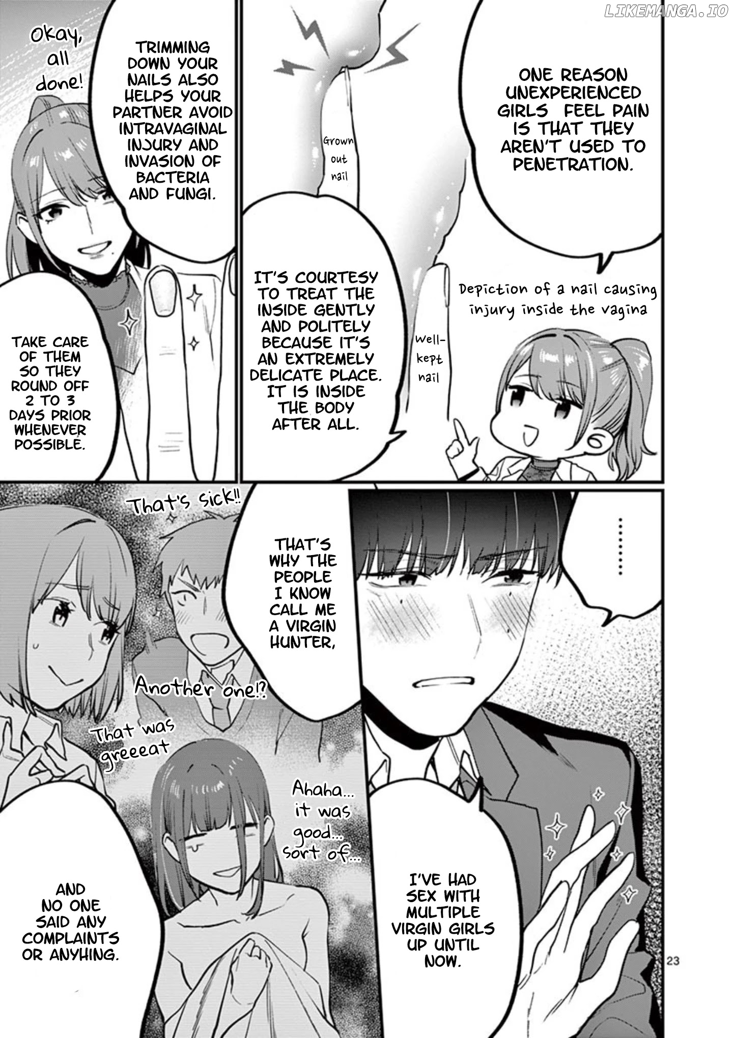 Sensei de ○○ shicha ikemasen! chapter 7 - page 23