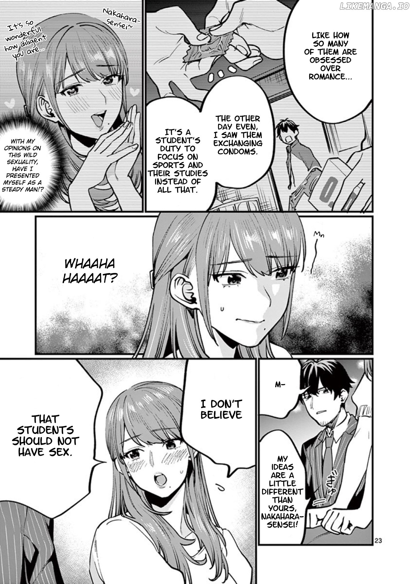 Sensei de ○○ shicha ikemasen! chapter 3 - page 23