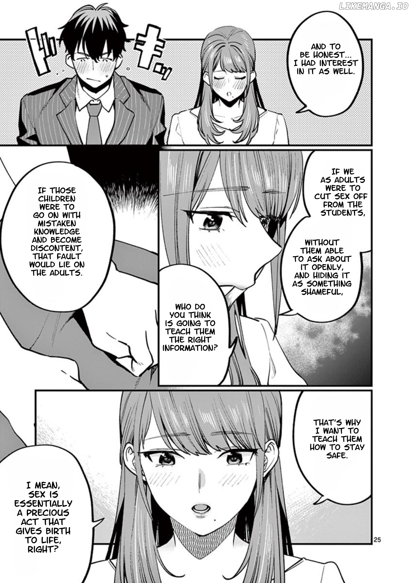 Sensei de ○○ shicha ikemasen! chapter 3 - page 25