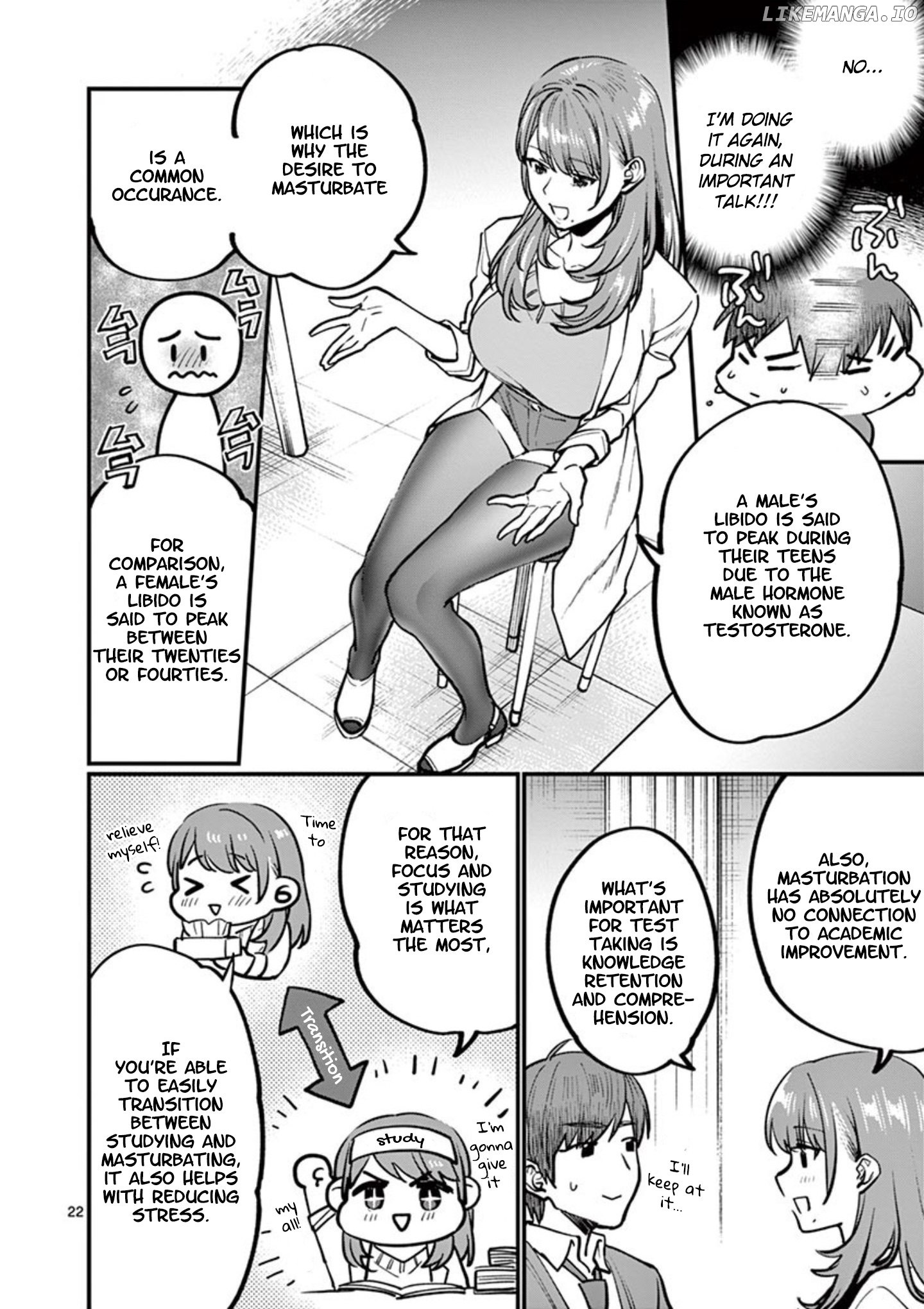 Sensei de ○○ shicha ikemasen! chapter 4 - page 22