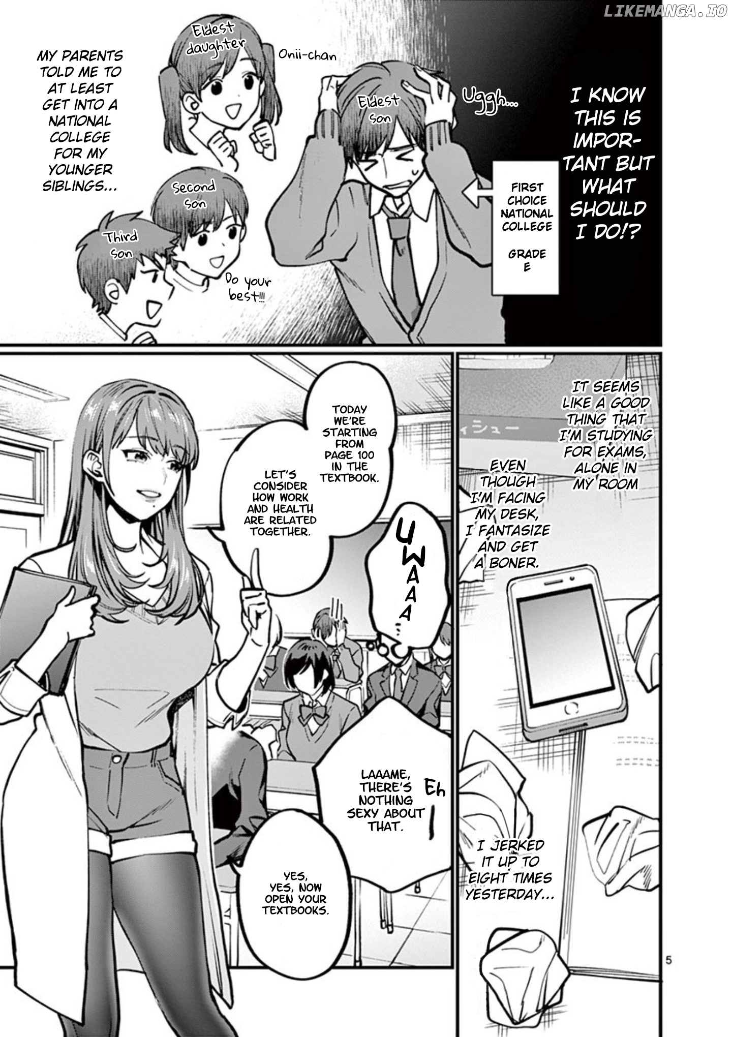 Sensei de ○○ shicha ikemasen! chapter 4 - page 5