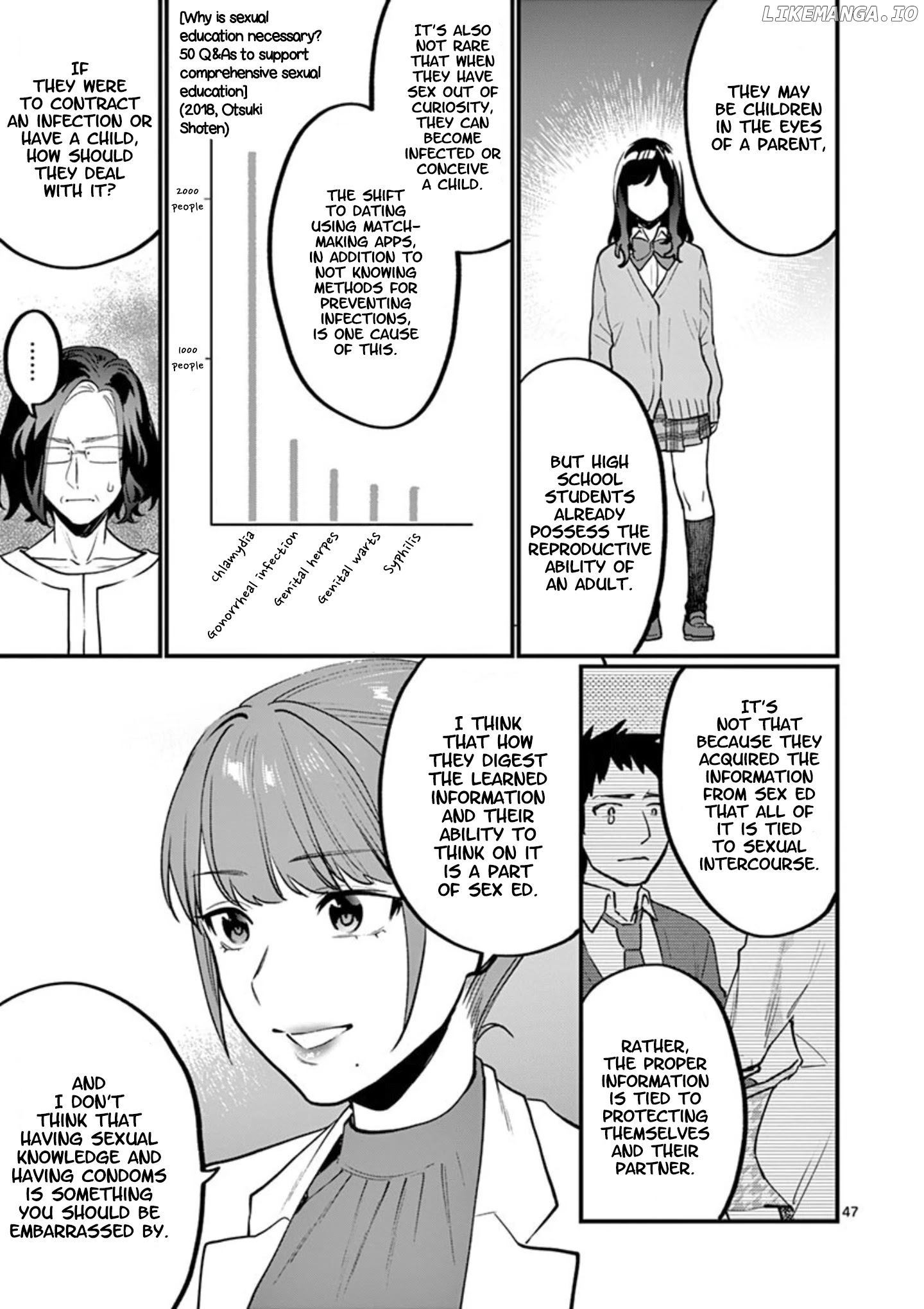 Sensei de ○○ shicha ikemasen! chapter 9 - page 48