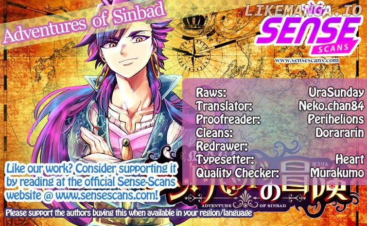 Magi – Sinbad No Bouken chapter 128 - page 1