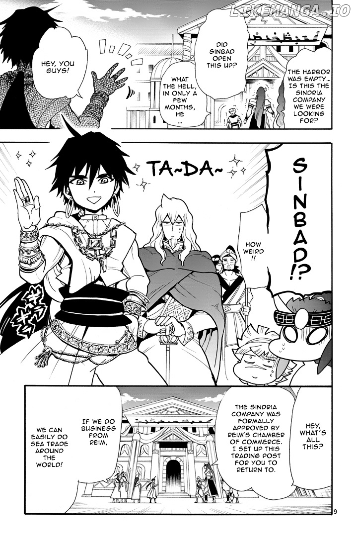 Magi – Sinbad No Bouken chapter 34 - page 9