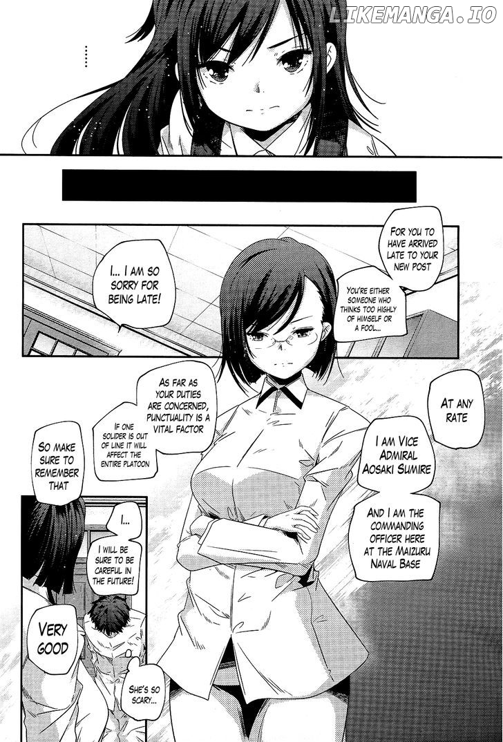 Kantai Collection - Kankore - Shimakaze Tsumujikaze no Shoujo chapter 1 - page 14