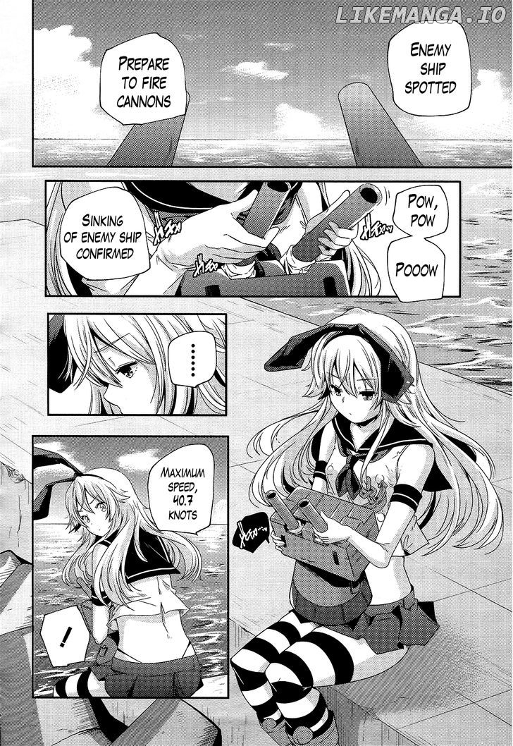 Kantai Collection - Kankore - Shimakaze Tsumujikaze no Shoujo chapter 1 - page 24