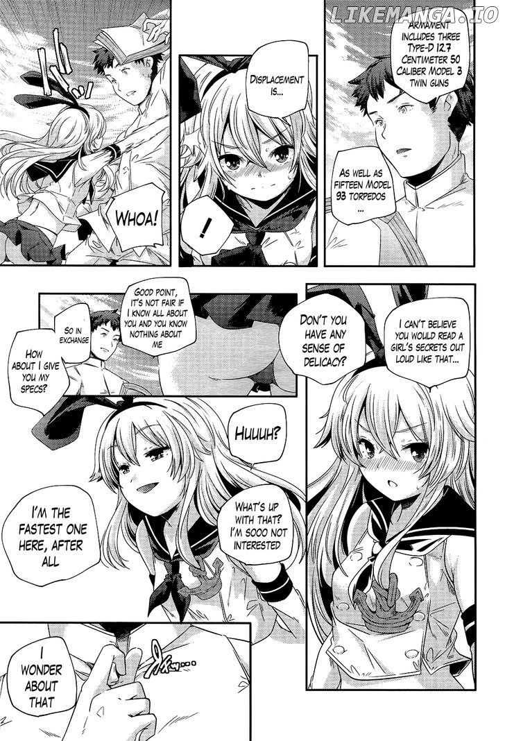 Kantai Collection - Kankore - Shimakaze Tsumujikaze no Shoujo chapter 1 - page 25