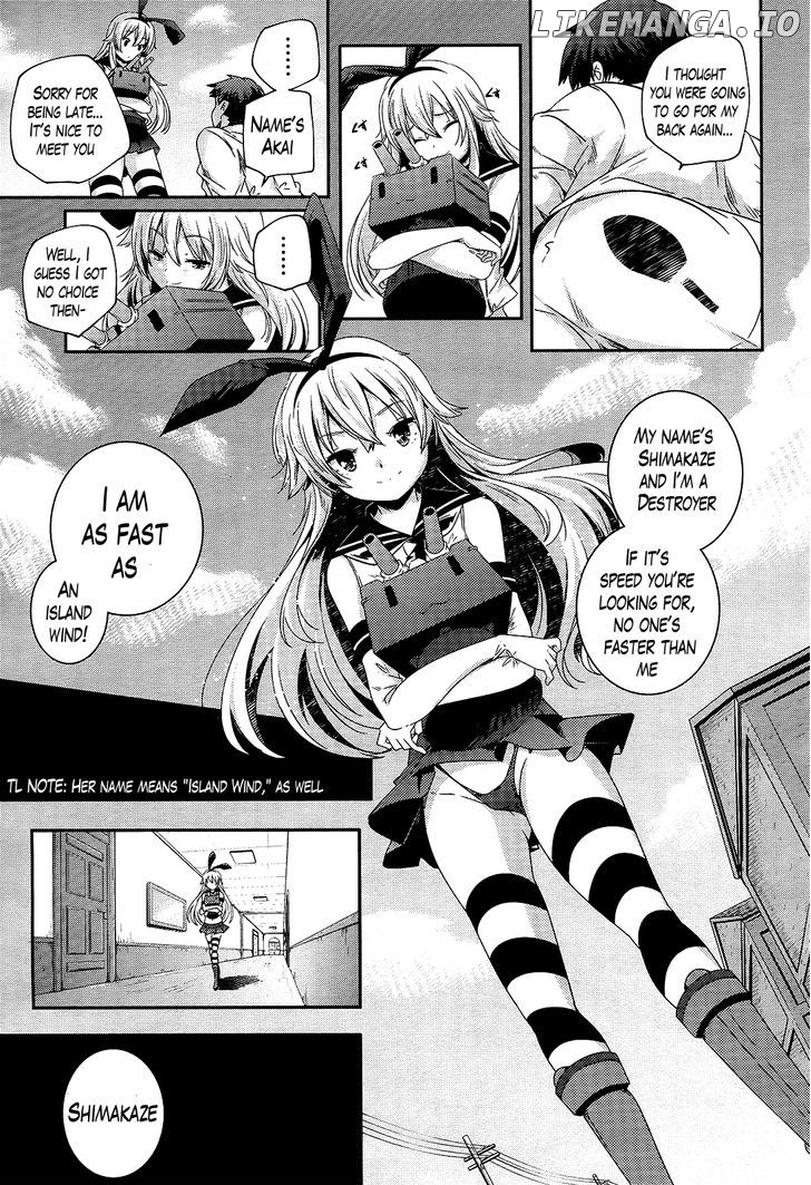 Kantai Collection - Kankore - Shimakaze Tsumujikaze no Shoujo chapter 1 - page 27