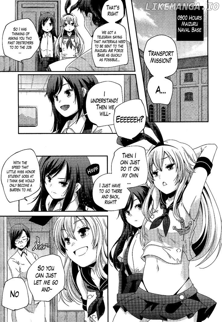 Kantai Collection - Kankore - Shimakaze Tsumujikaze no Shoujo chapter 2 - page 3