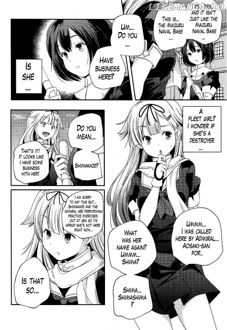 Kantai Collection - Kankore - Shimakaze Tsumujikaze no Shoujo chapter 7 - page 2