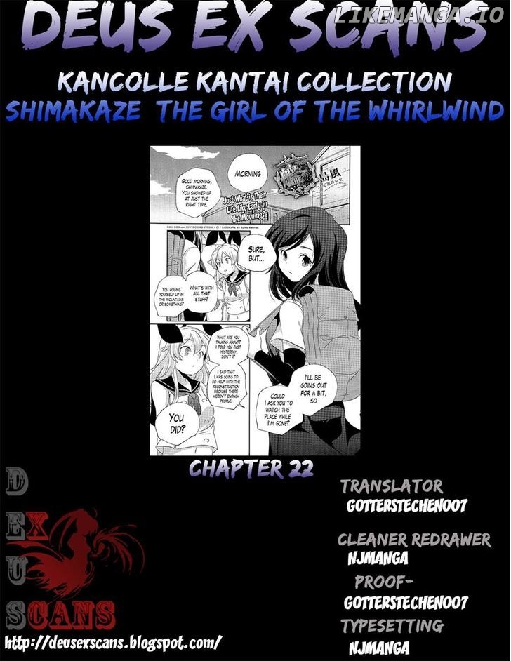 Kantai Collection - Kankore - Shimakaze Tsumujikaze no Shoujo chapter 22 - page 17
