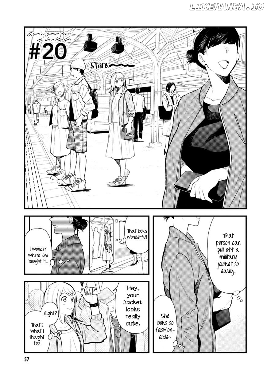 If You’re Gonna Dress Up, Do It Like This chapter 20 - page 1