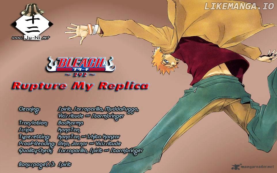 Bleach - Manga Chapter 292 - page 1