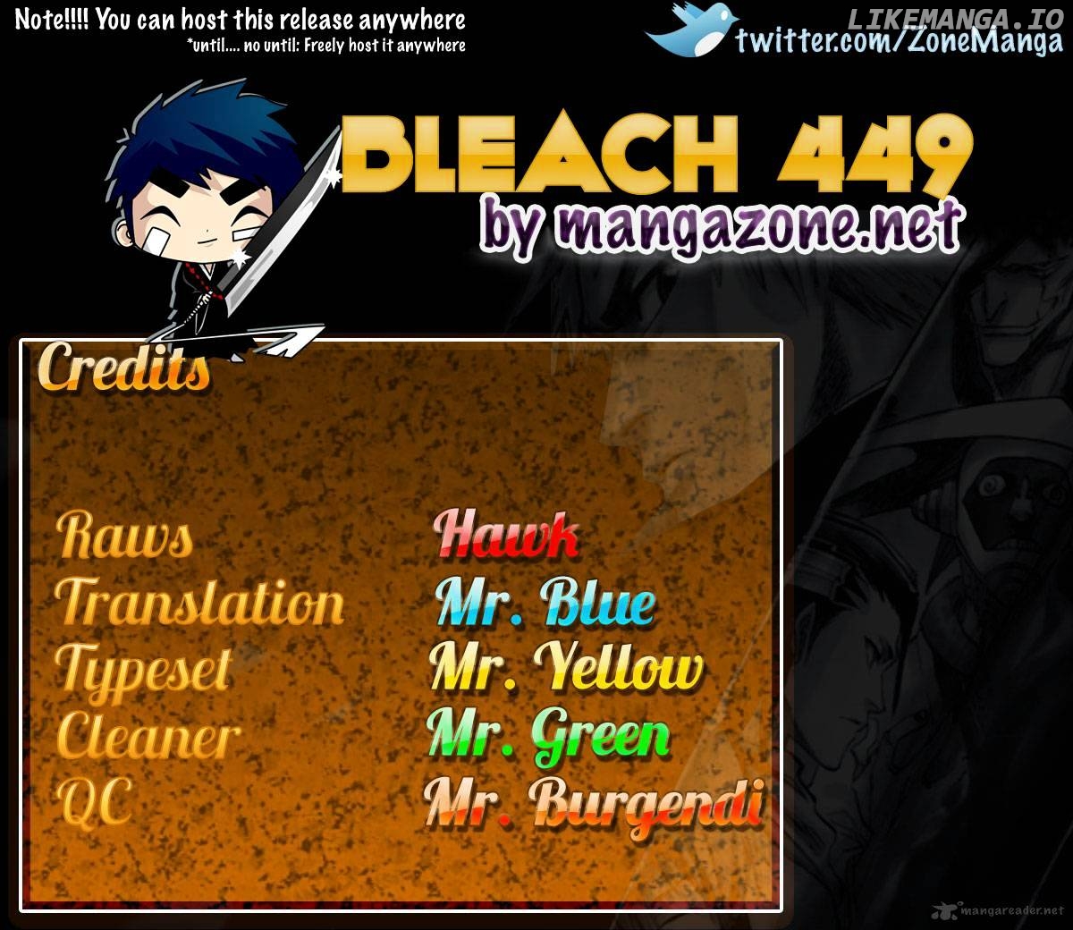 Bleach - Manga Chapter 449 - page 1