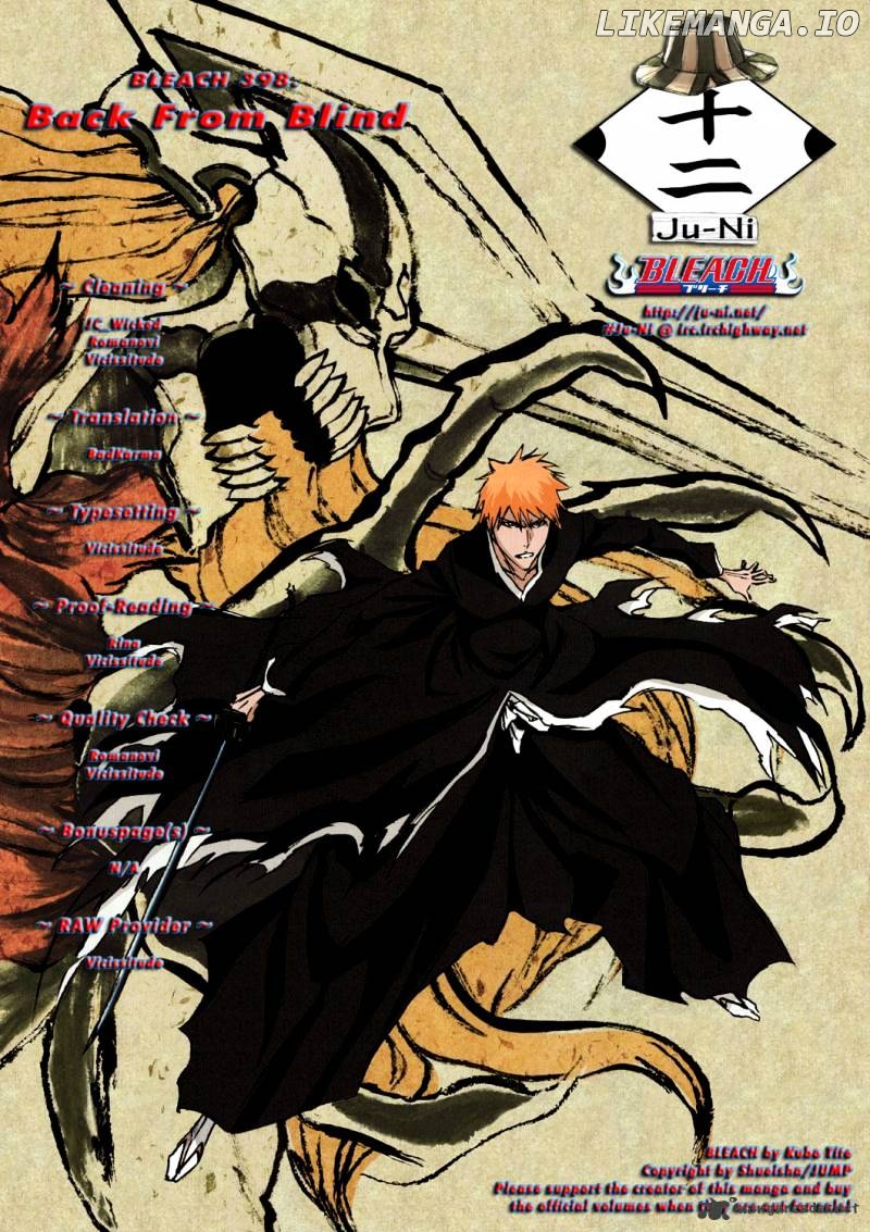 Bleach - Manga Chapter 398 - page 1