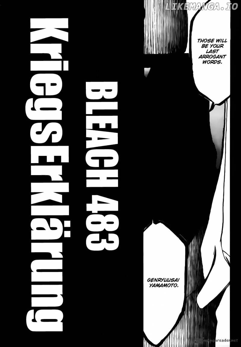 Bleach - Manga Chapter 483 - page 4