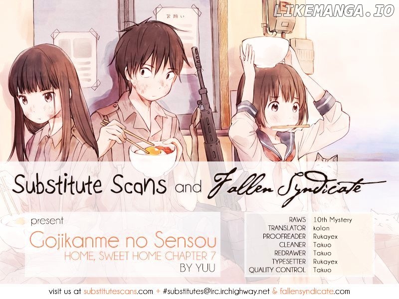 Gojikanme No Sensou – Home, Sweet Home! chapter 7 - page 1