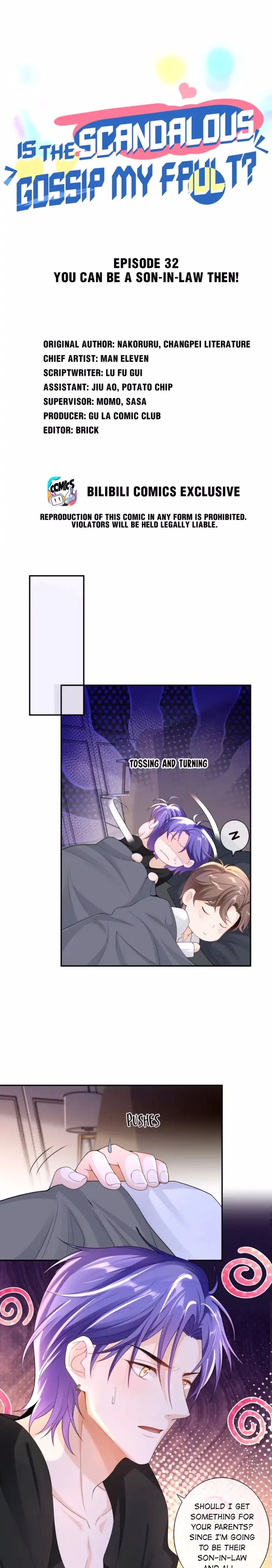 Is the Scandalous Gossip My Fault ? Chapter 32 - page 1