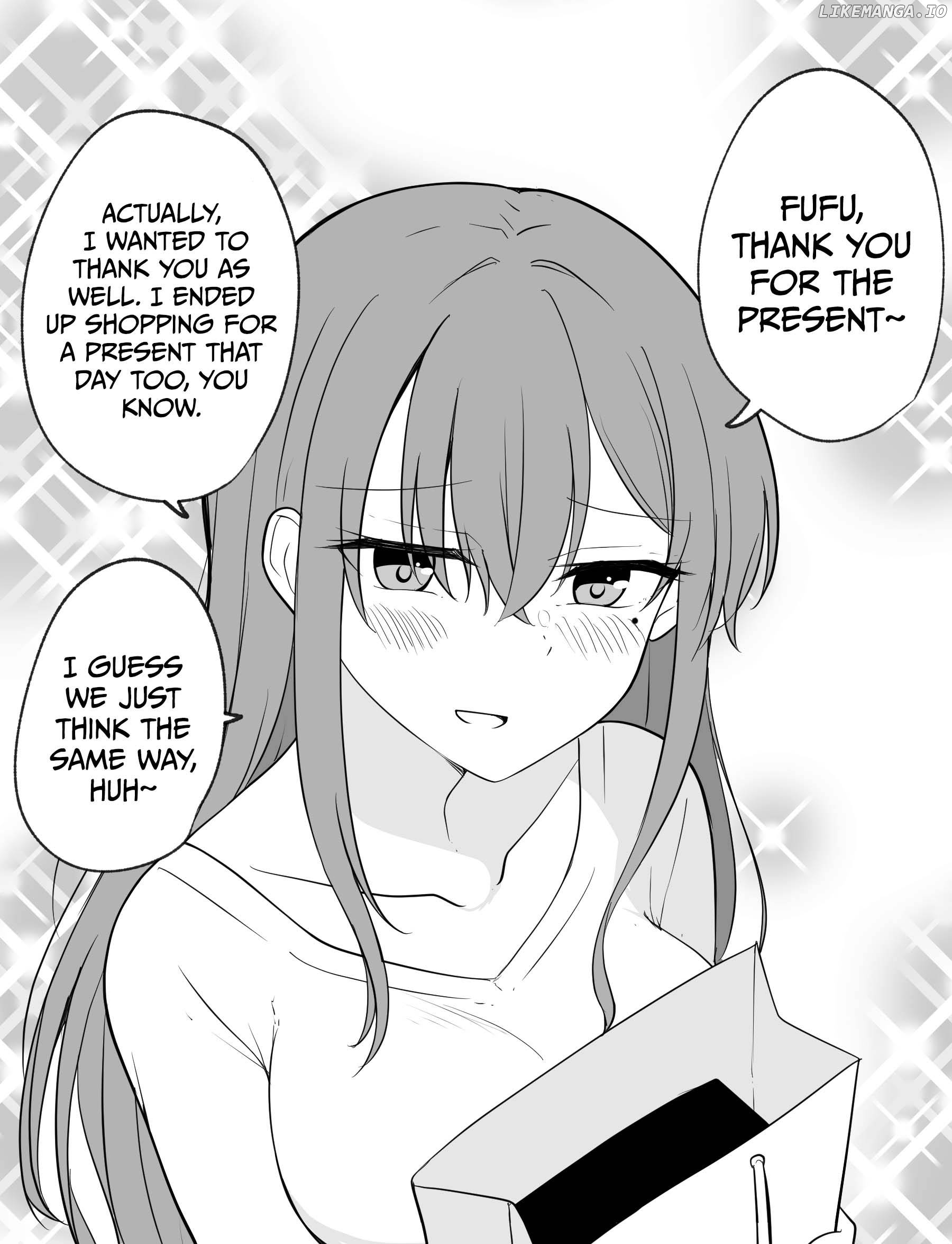 A girl who seems like a yandere but isn't actually yandere, but is a little bit yandere Chapter 5 - page 4