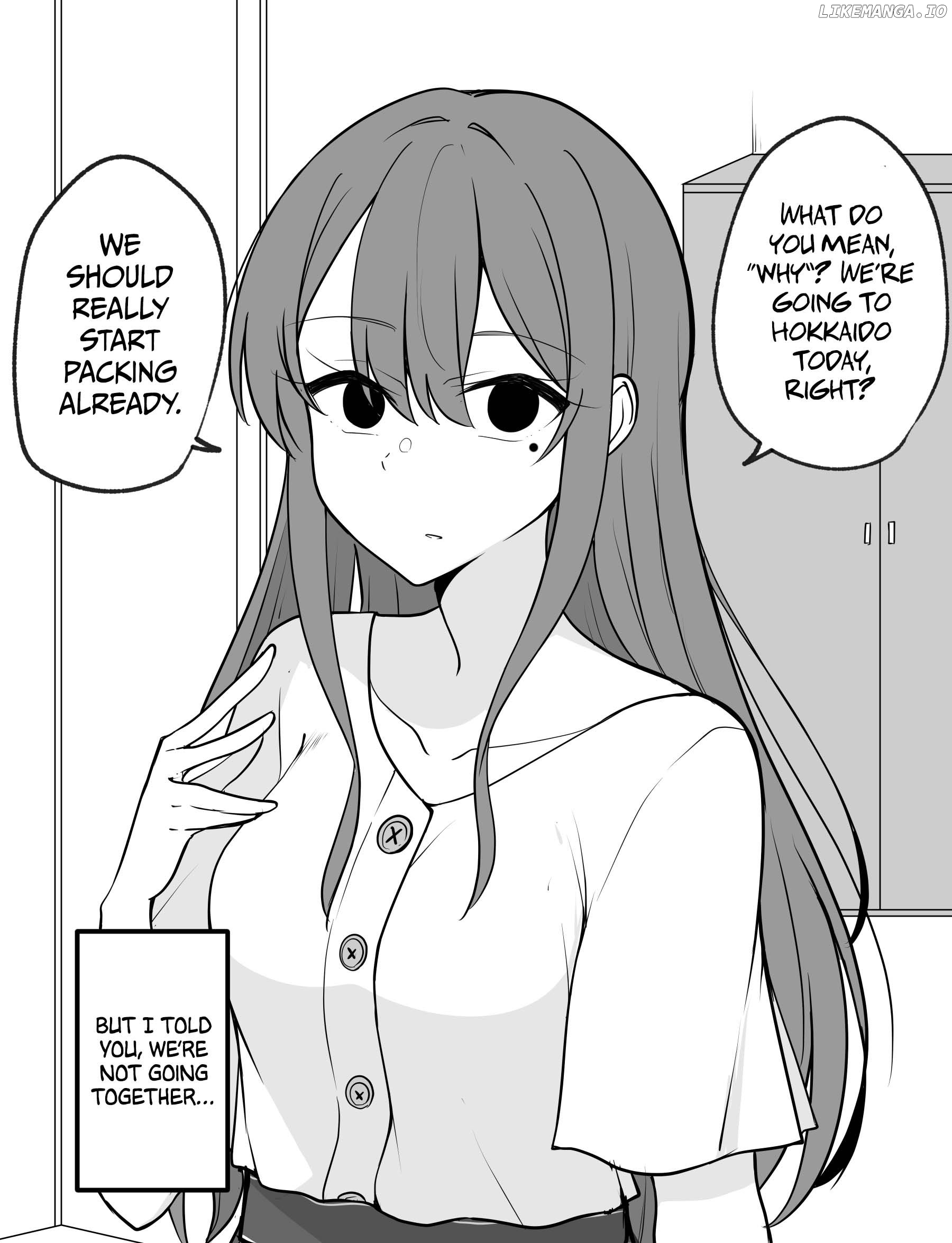 A girl who seems like a yandere but isn't actually yandere, but is a little bit yandere Chapter 7 - page 2