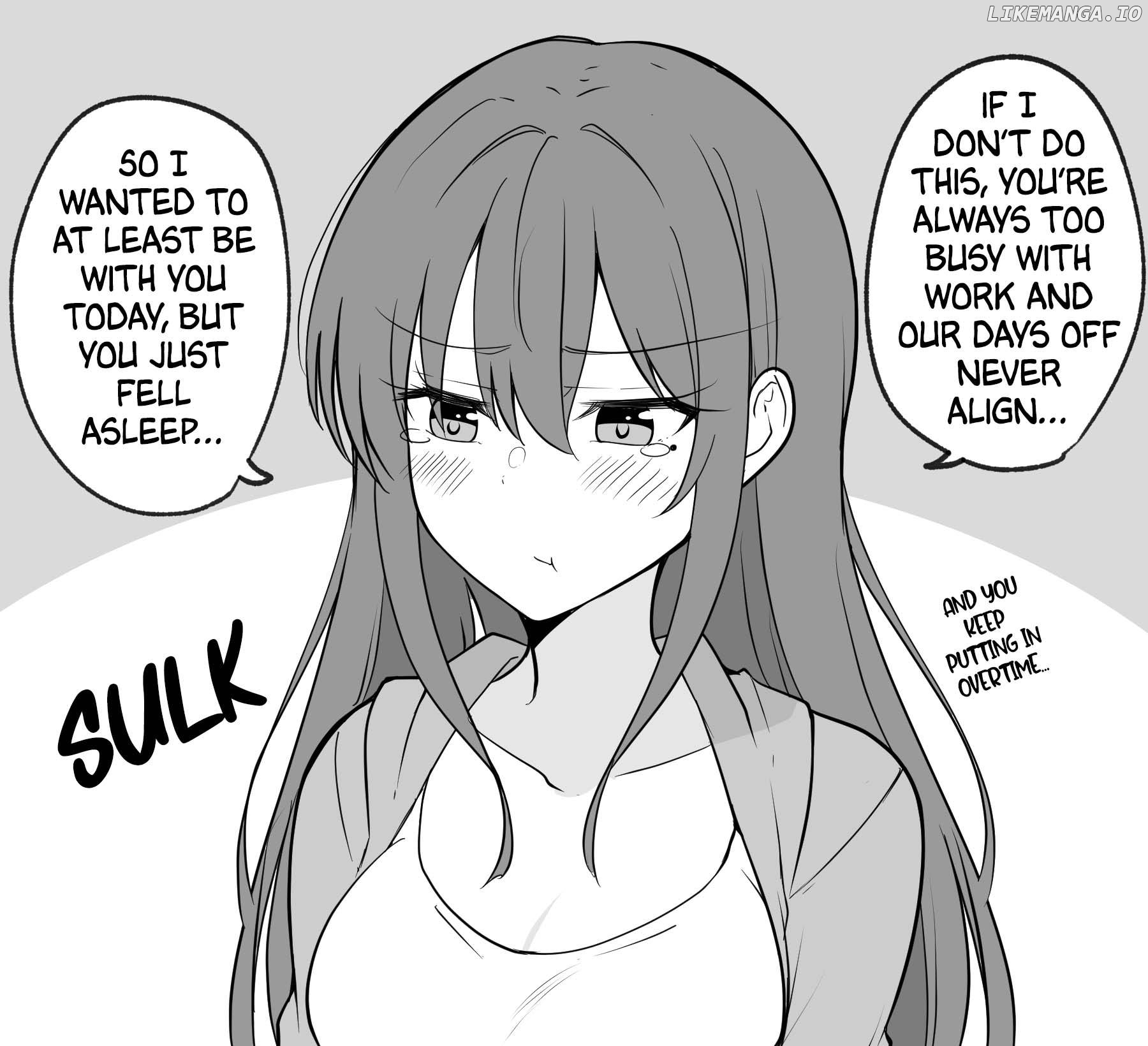 A girl who seems like a yandere but isn't actually yandere, but is a little bit yandere Chapter 8 - page 4