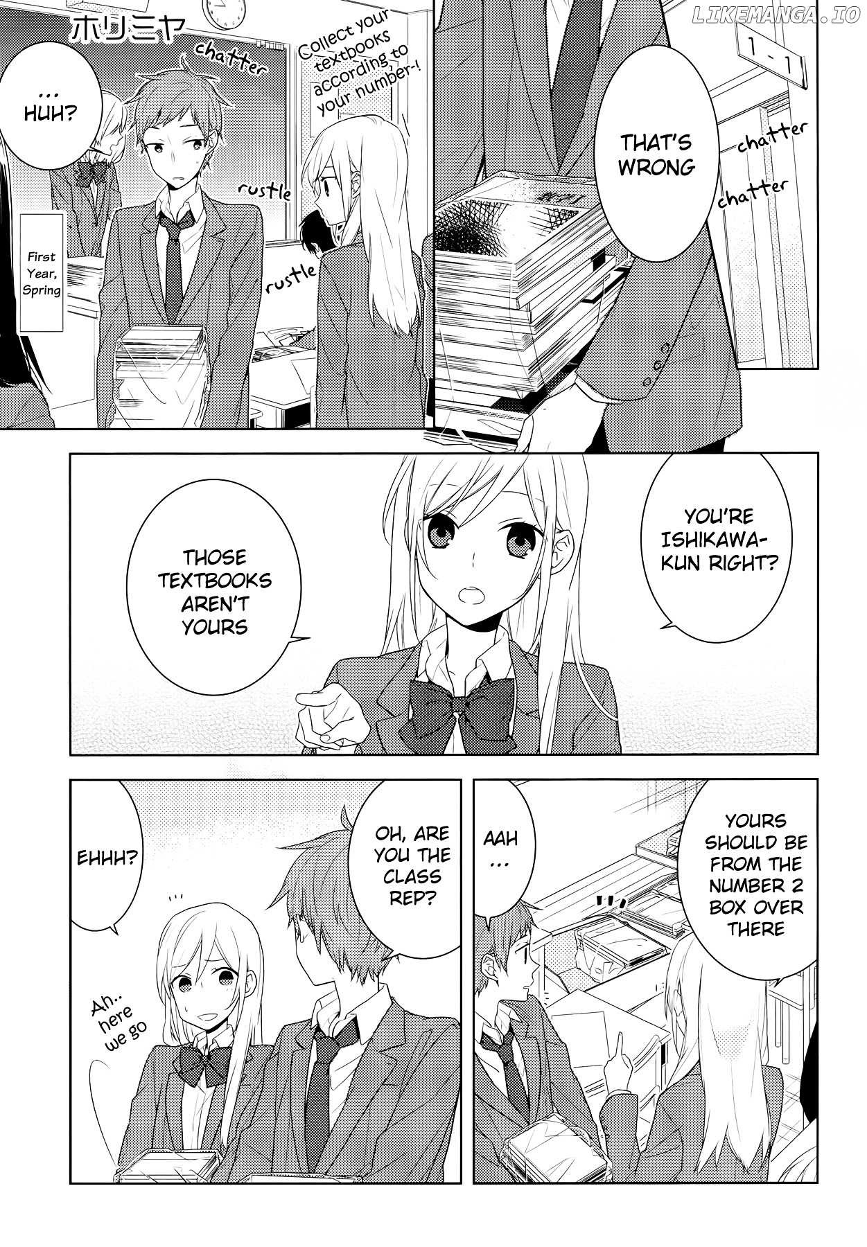 Horimiya - Manga chapter 24 - page 2