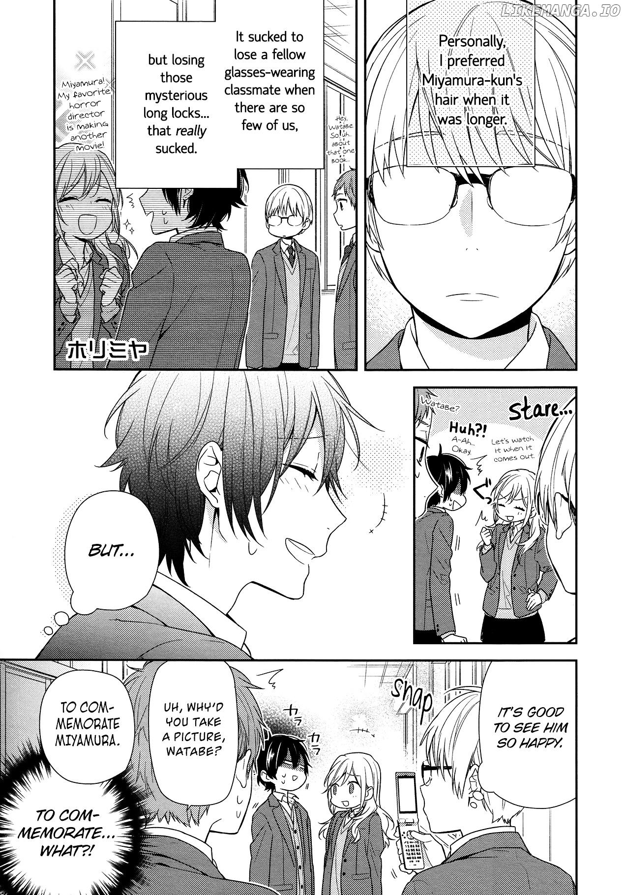 Horimiya - Manga chapter 74 - page 1