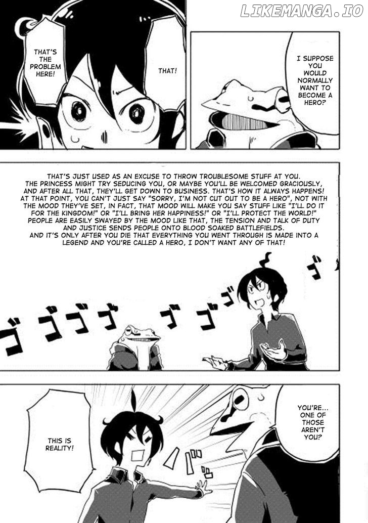 Ore to Kawazu-san no Isekai Hourouki chapter 2 - page 14