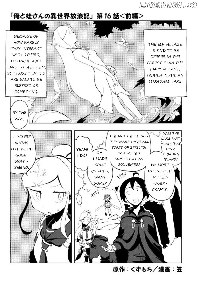 Ore to Kawazu-san no Isekai Hourouki chapter 16 - page 1
