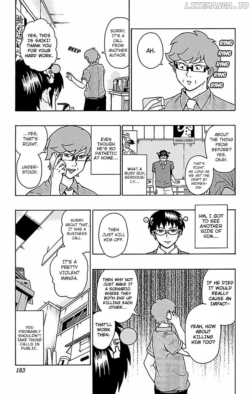 Saiki Kusuo No Sainan Chapter 62 - page 16