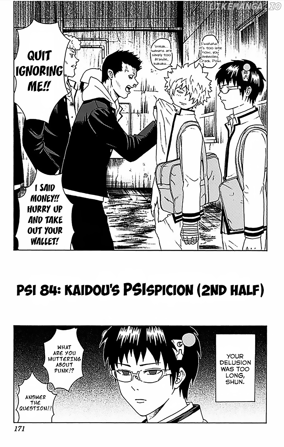 Saiki Kusuo No Sainan chapter 84 - page 6