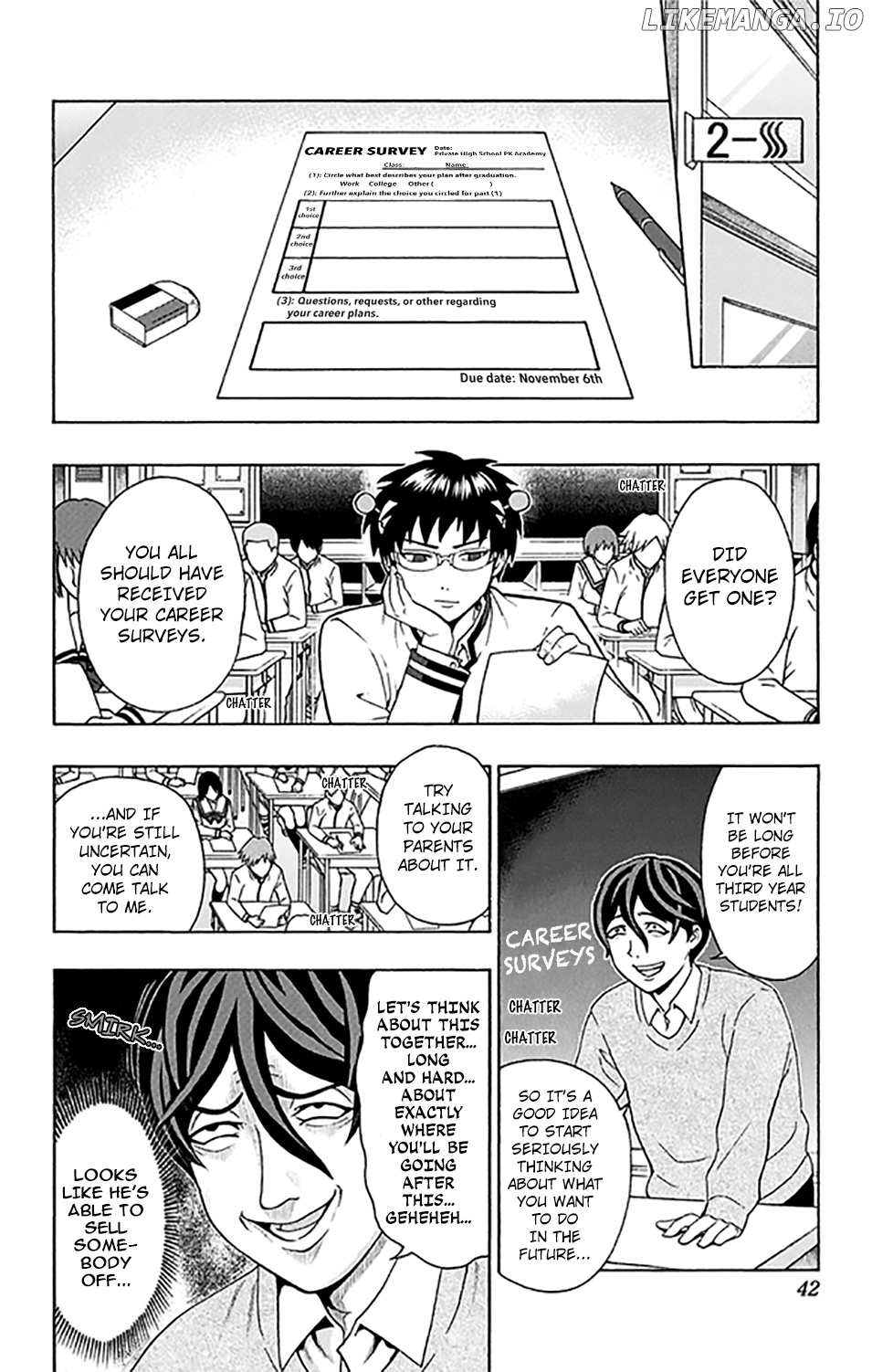 Saiki Kusuo No Sainan chapter 265 - page 3