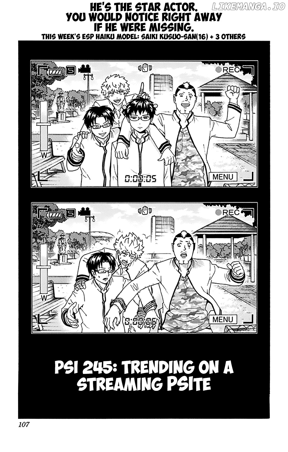 Saiki Kusuo No Sainan chapter 245 - page 4