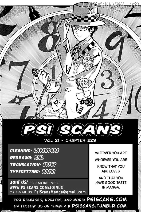 Saiki Kusuo No Sainan chapter 223 - page 1